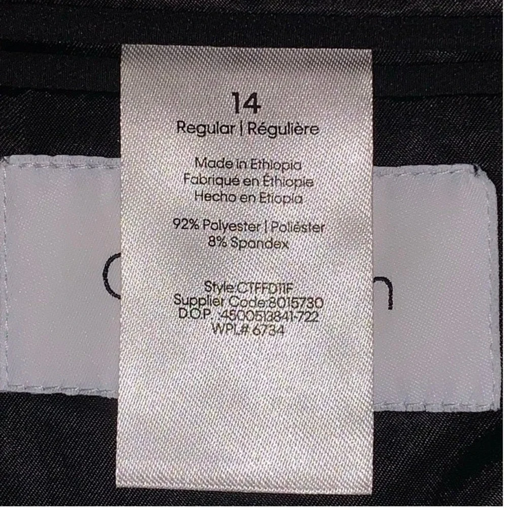 Calvin Klein Blazer Boys 14 Black 2 Button Formal Classic‎ Jacket School DressUp